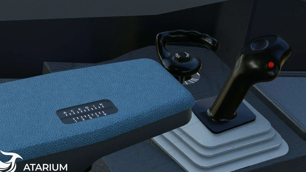 ToLiss and Atarium Liveries A339 Cockpit Rework Sidestick