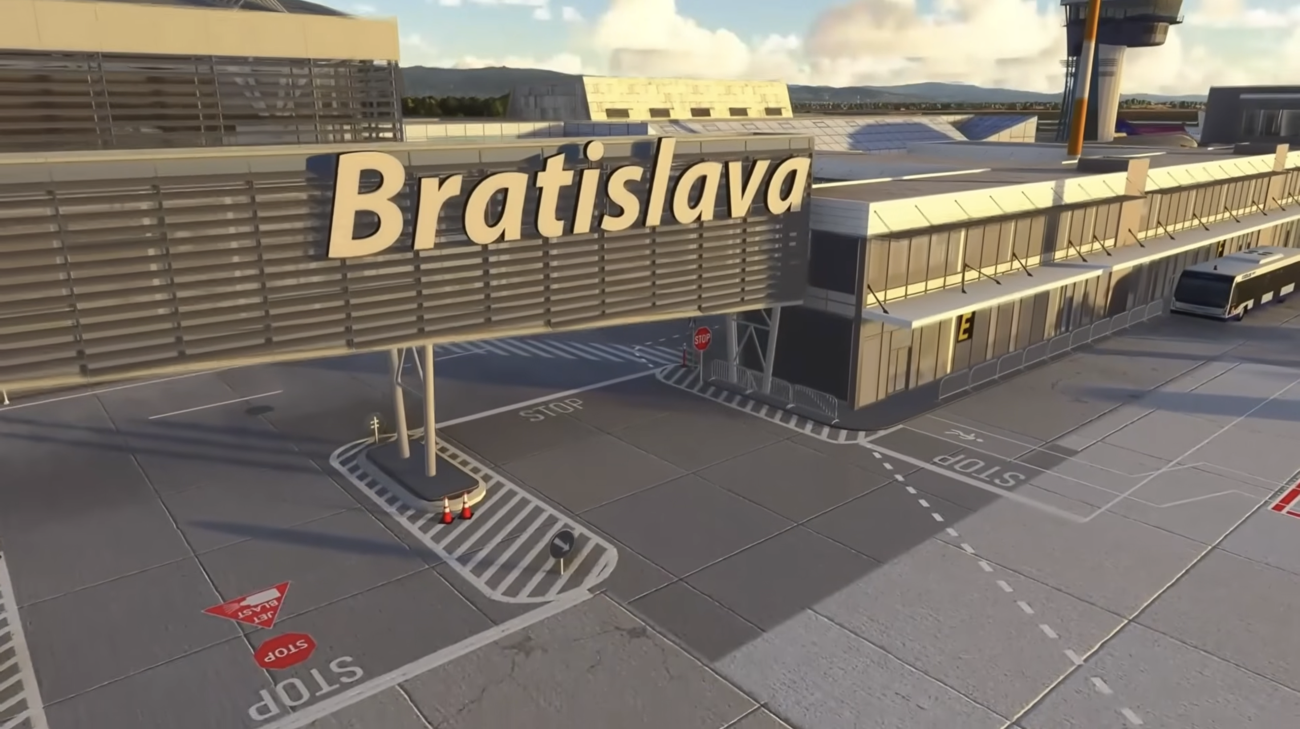 FPS Bratislava LZIB MSFS Terminal Close-up