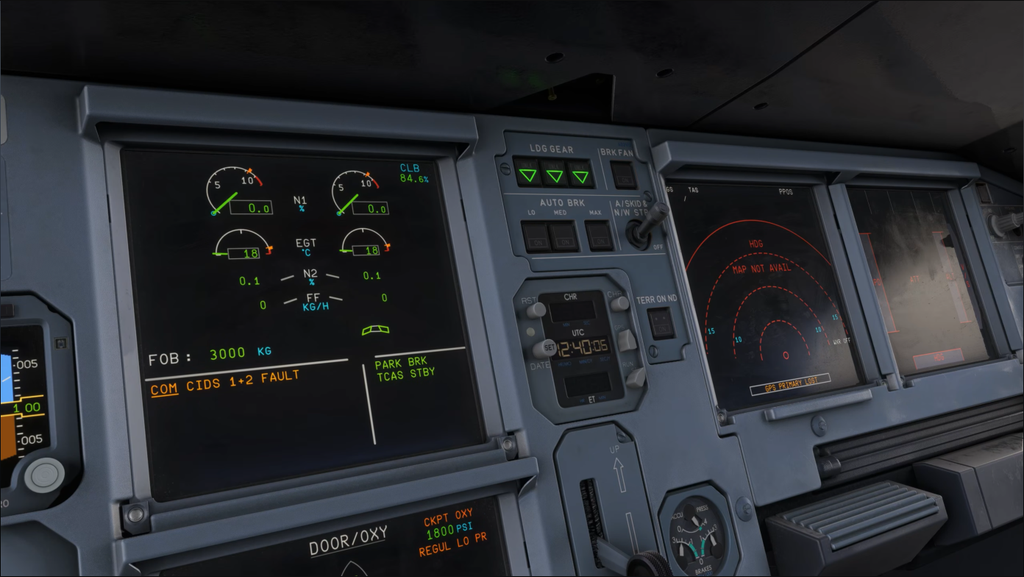 Fenix Simulations Airbus A320 v3 ECAM