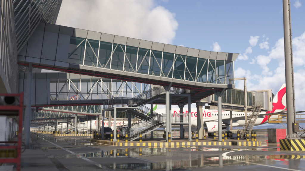 iniBuilds HAAB terminal jetways