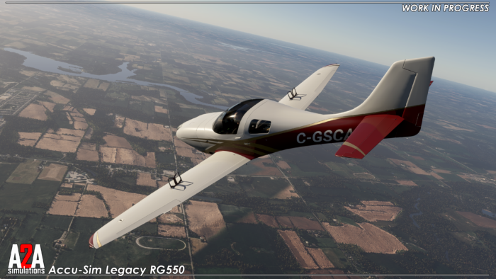RG550 A2A flying