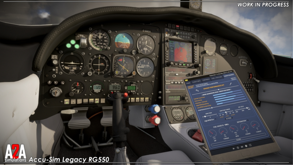 RG550 A2A cockpit